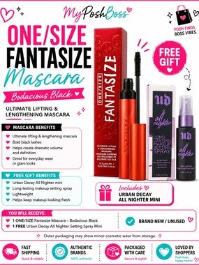 ONE/SIZE FANTASIZE Mascara in Bodacious Black - FREE Urban Decay Setting Spray